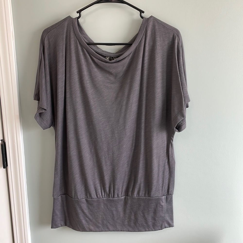 Gray blouse